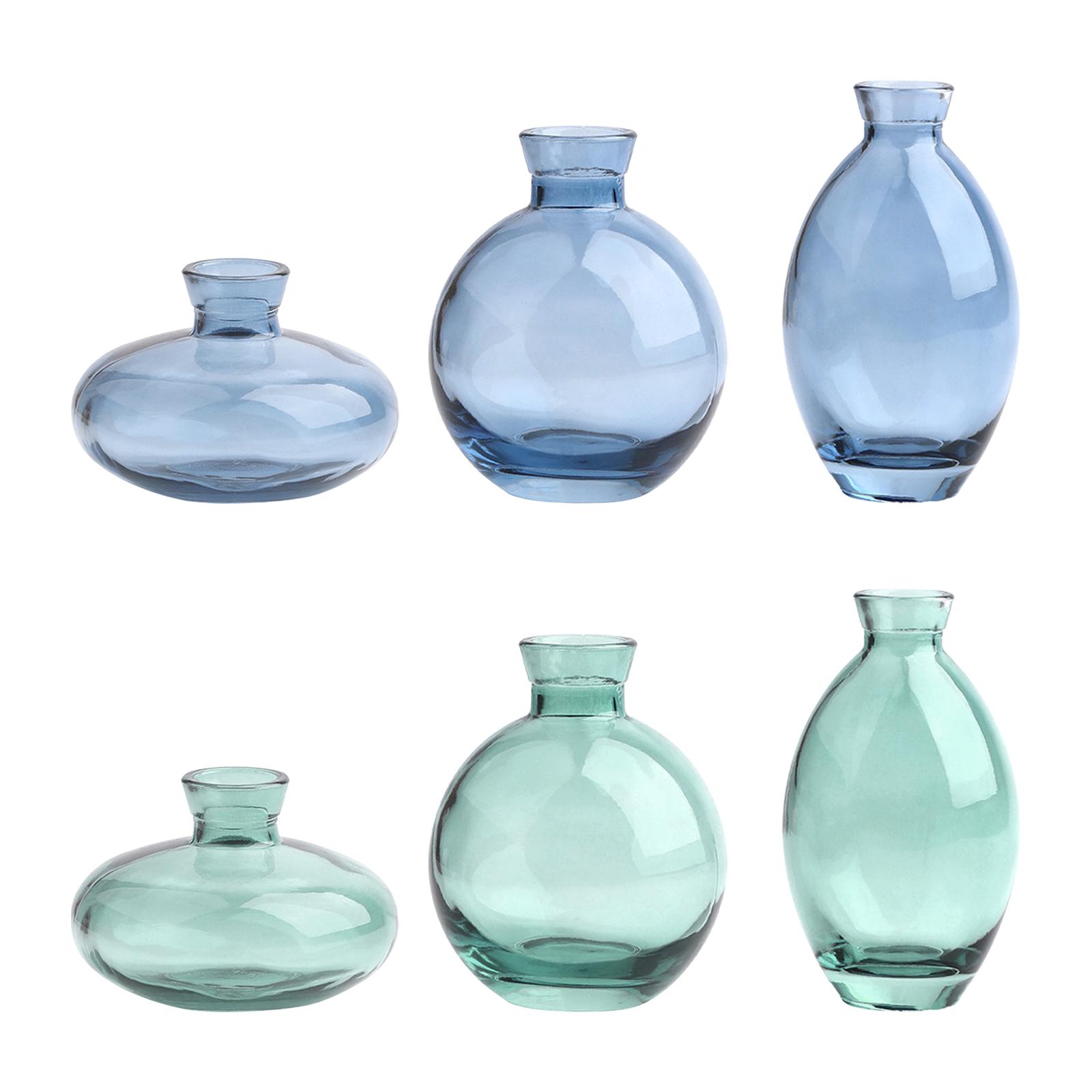 Nordic Style Flower Vase Flower Transparent Glass Decoration Ornament Flowerpot