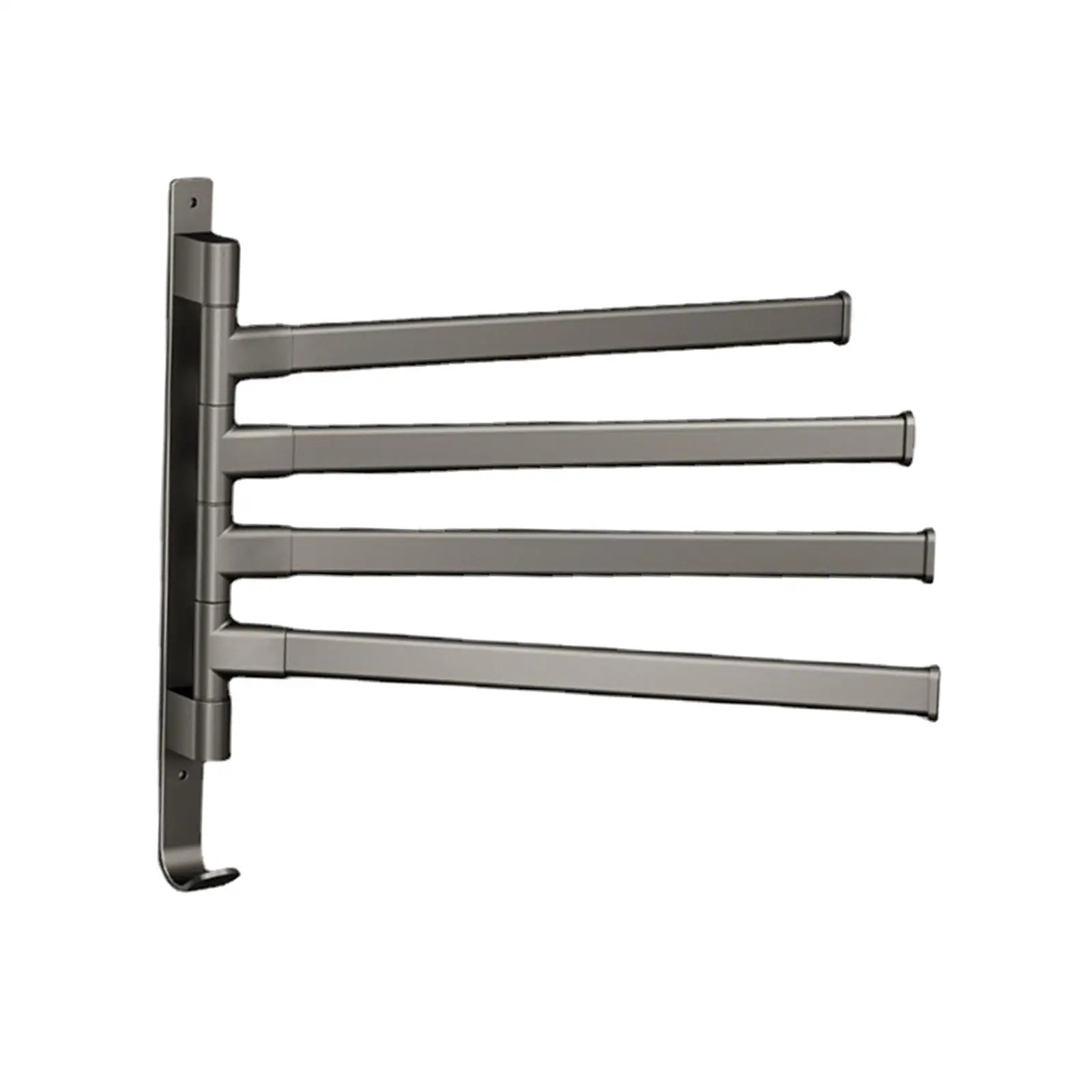 Swivel Towel Rack Organizer No Punching Towel Hanger for Pool Towel Rack Wall Mounted for Wall