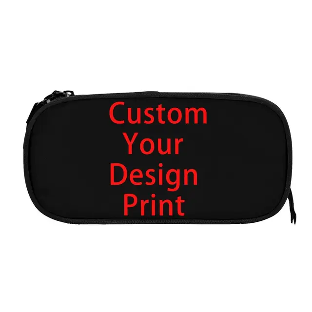 Custom Pencil Case Logo, Pencil Case School Logo