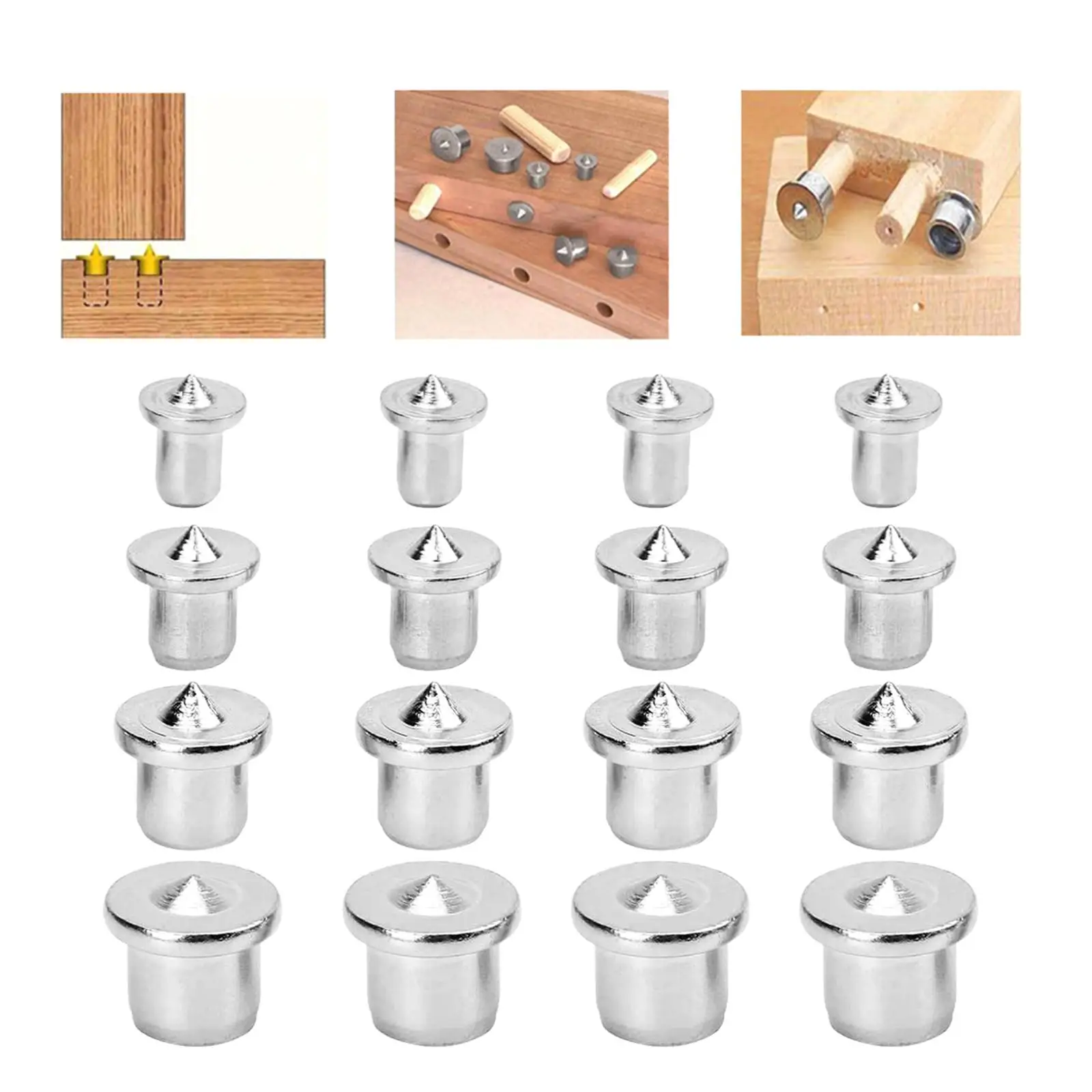 Center Dowel Pins Wooden Centering Drill Hole Tool Center Hole Positioning