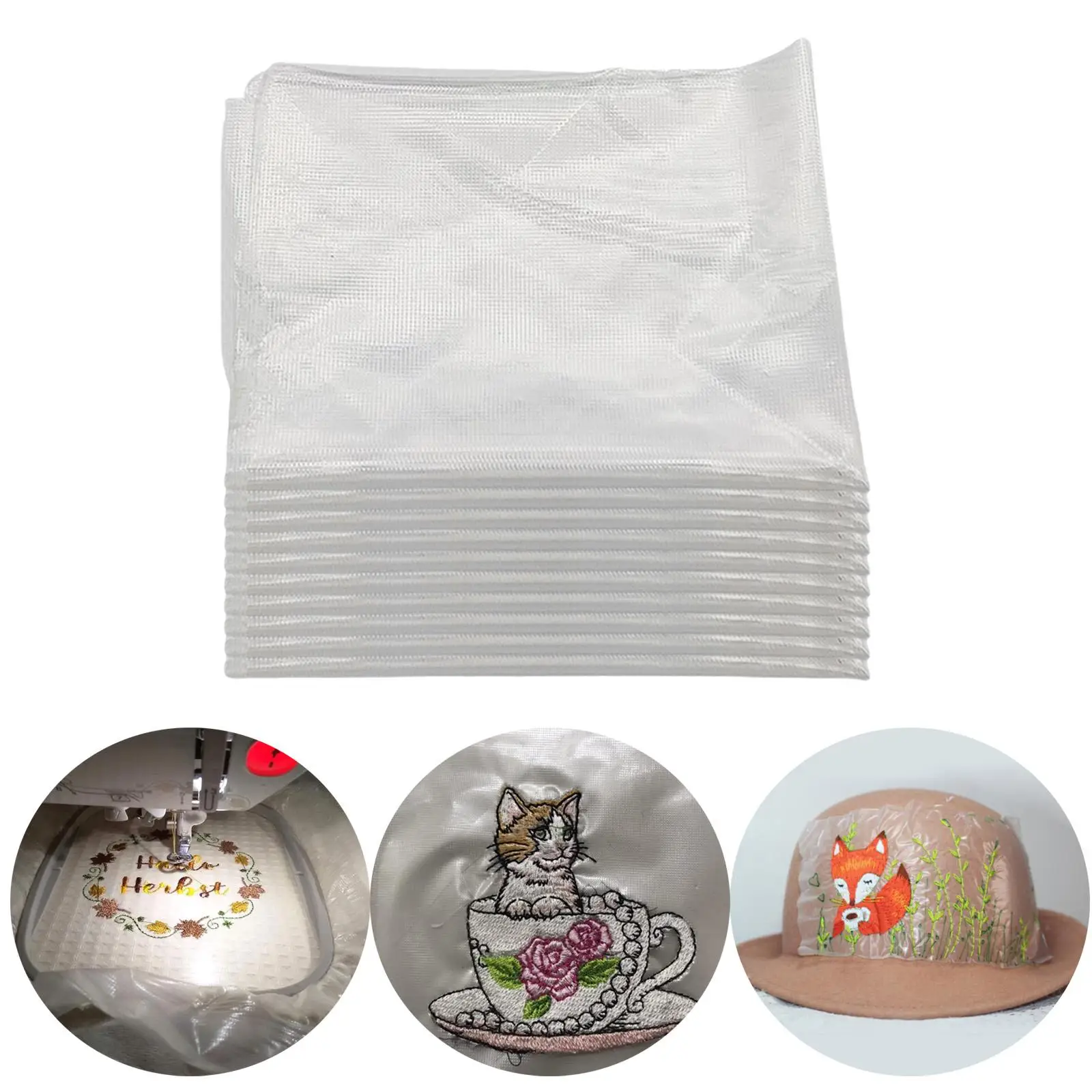 Water Soluble Embroidery Stabilizer Dissolvable Paper Sewing for Sheets