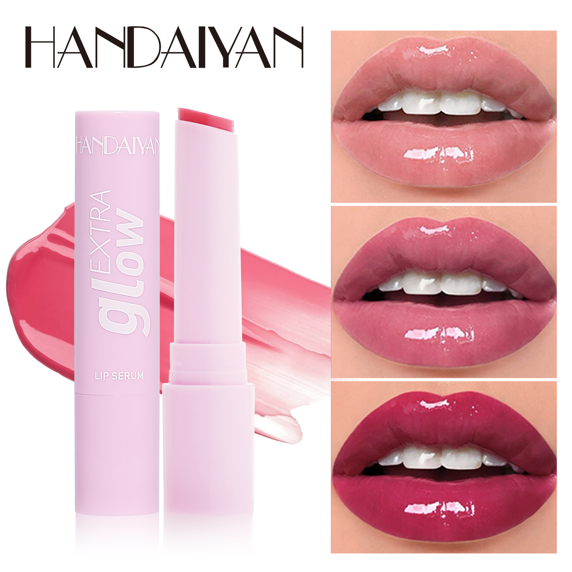 Best of Handaiyan Long Lasting Lipstick Waterproof Moisturizing MIrror Watery Jelly Lip Stick Lip Plumper Lip Balm Makeup Reviews & Tips