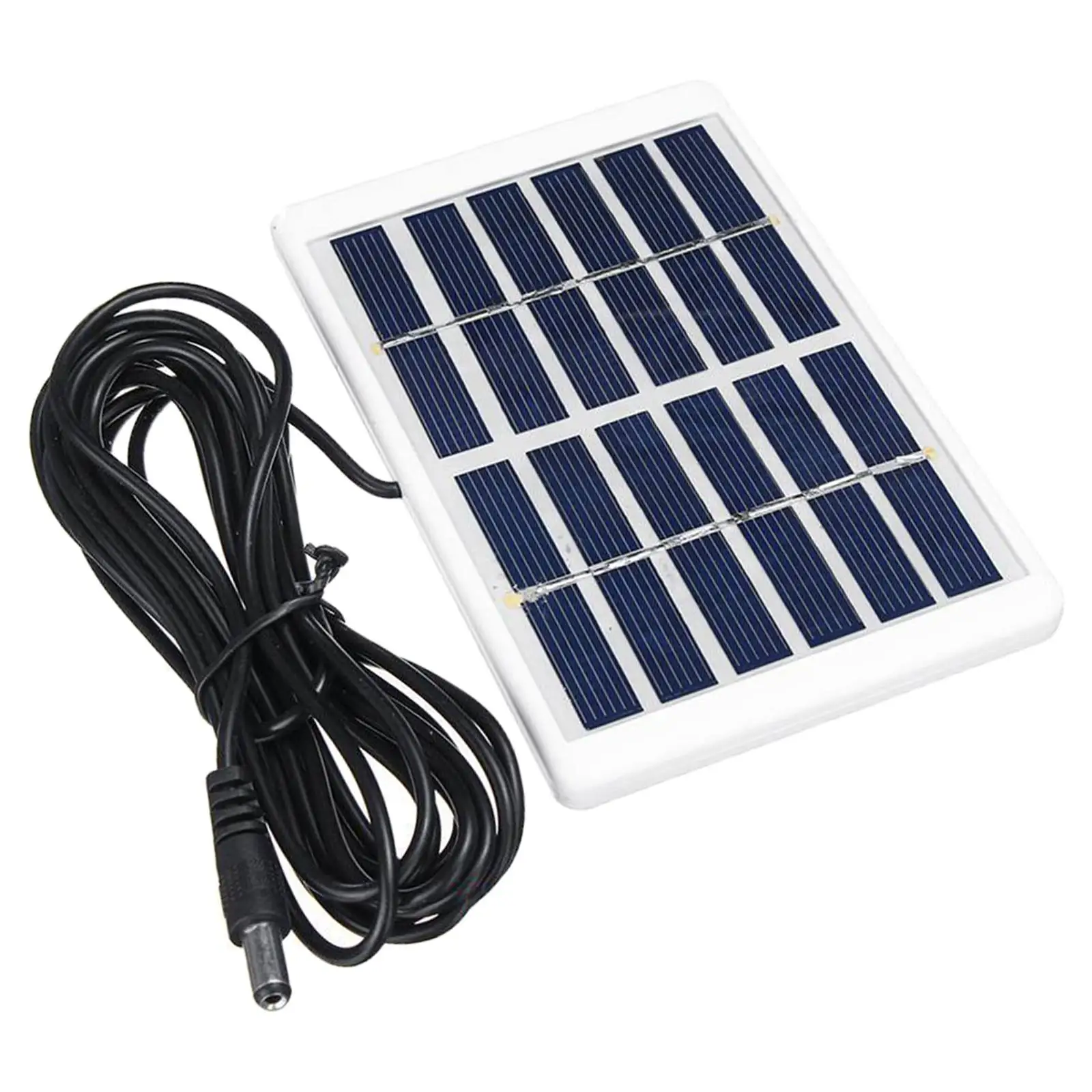 Portable DIY Battery Power Charge Module Solar Panel Charger Phone 3 Meters DC Cable Charger Polycrystalline DIY Mini Small