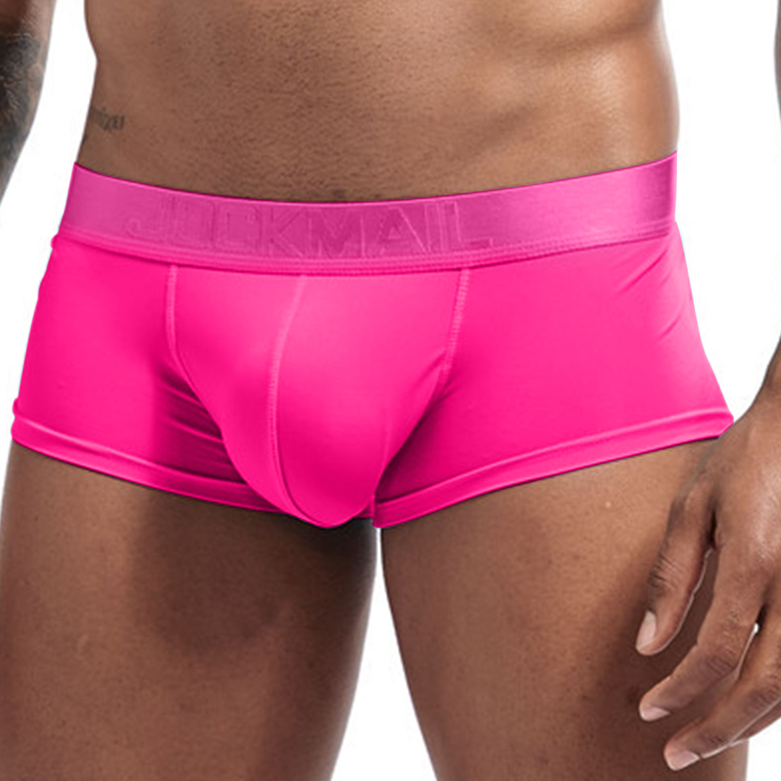 Title 31, Roupa interior masculina jockmail boxer de seda...