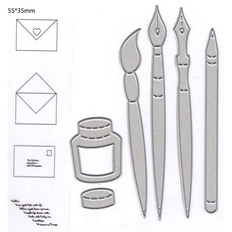 Description Picture 2 of itemPen Element Metal Cutting Craft Dies Scrapbooking Album Embossing Card Making Paper Die