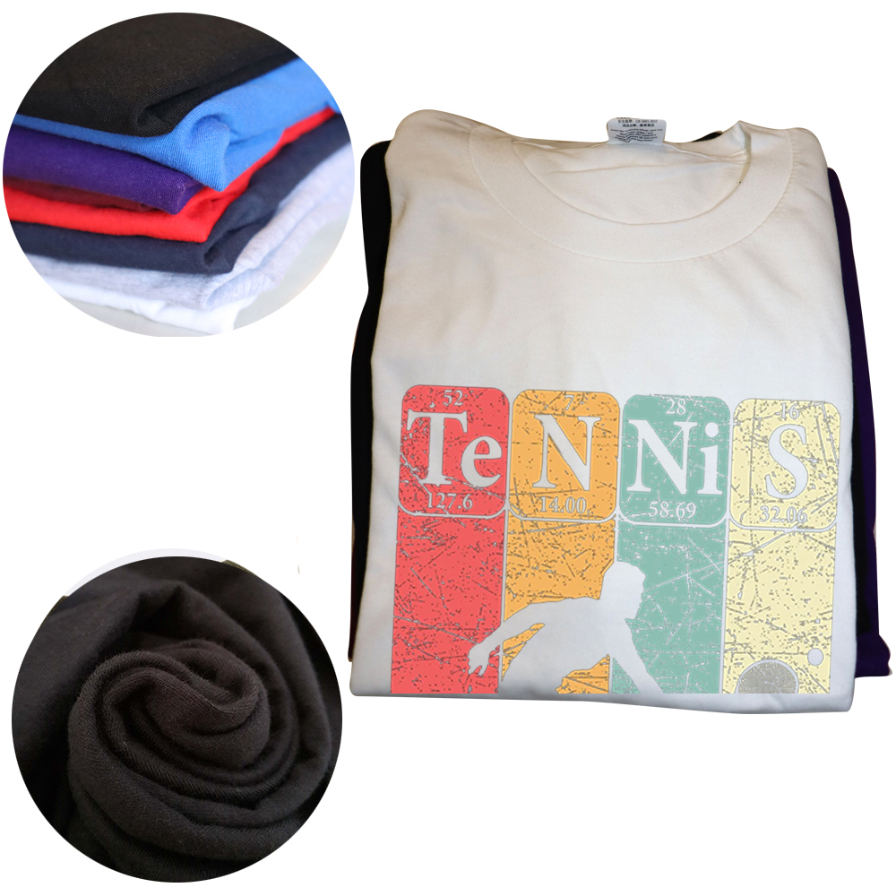 Lustige Tennis Periodische Tabelle Tennis Player Nerd Vintage T Shirts Streetwear Kurzarm Geburtstag Geschenke Sommer Stil T-shirt Männer – Detail 4