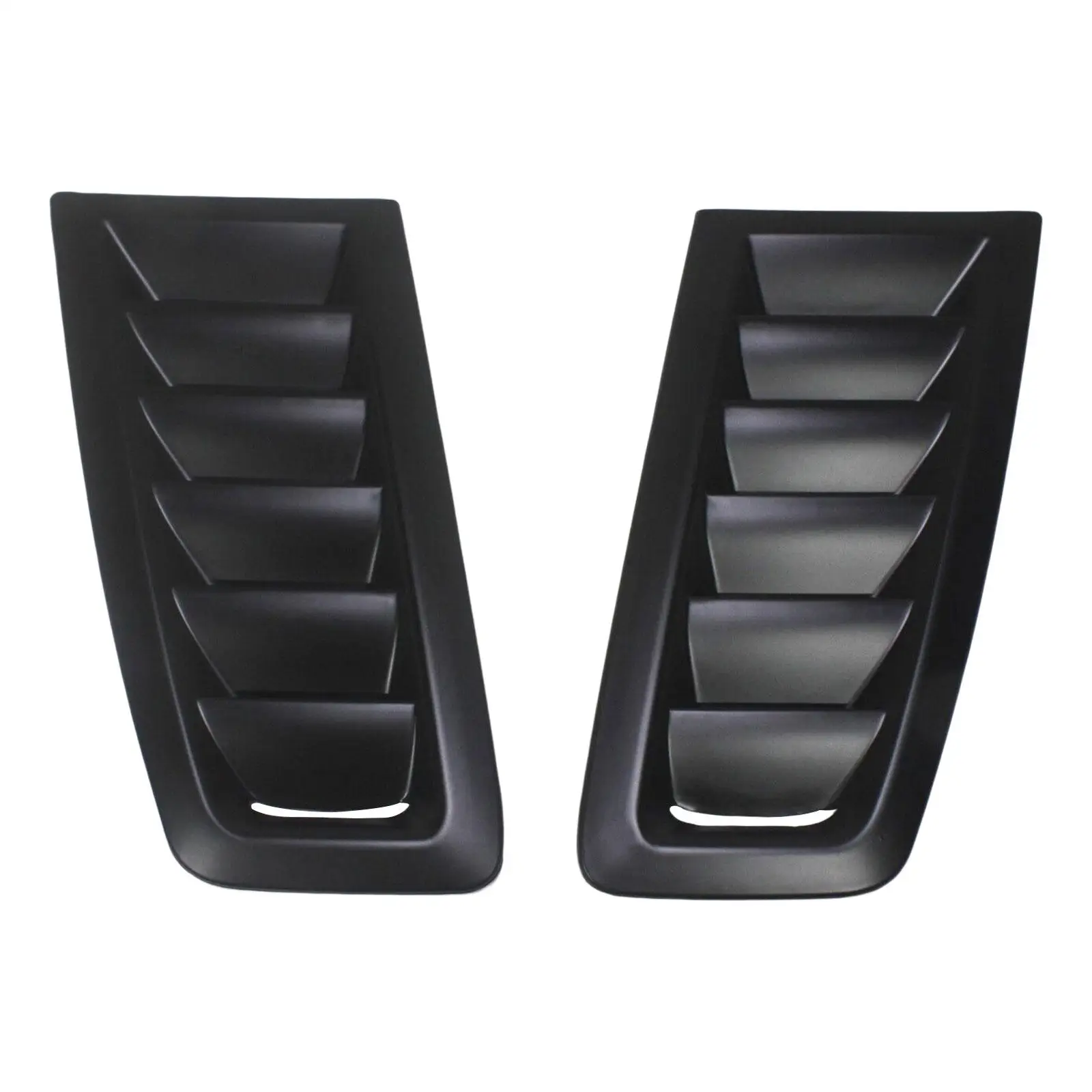 2Pcs Bonnet Air Vents Hood Trim Hood Vent Scoop Kit Air Intake Hood Vents Car Hood Vents for Ford Focus RS Style Decorative