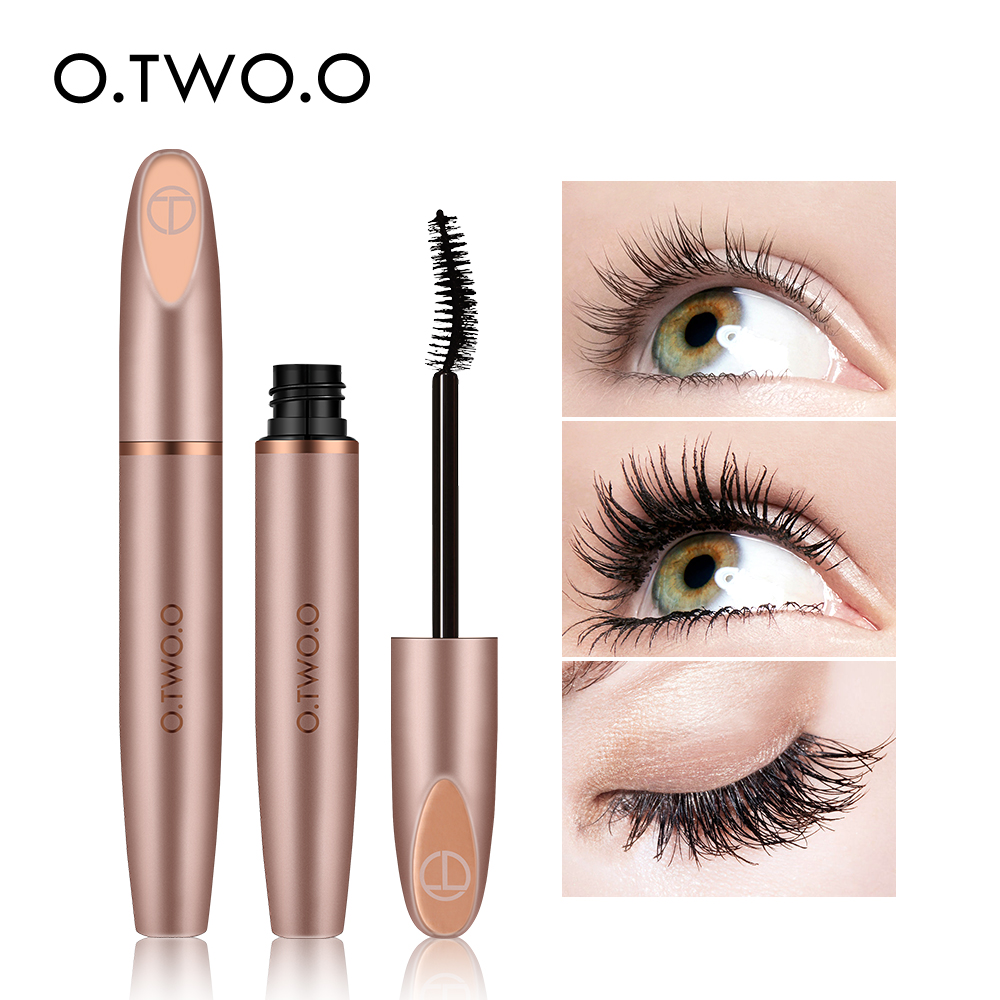 Best of O.TWO.O Waterproof Mascara Lengthens Eyelashes Extension Black 3D Silk Fiber Mascara Extra Volume Female Mascara Makeup Reviews & Tips