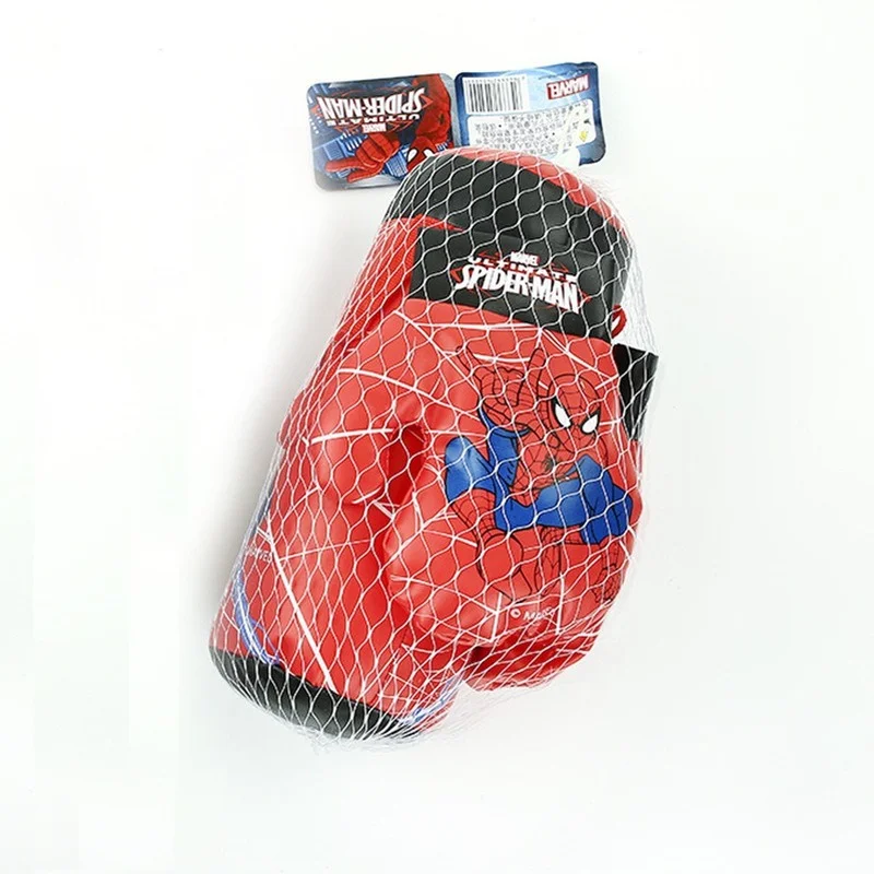 Spiderman Avengers Boxing Set Punching Gloves Sandbag Kids Exercise Toy Gifts 