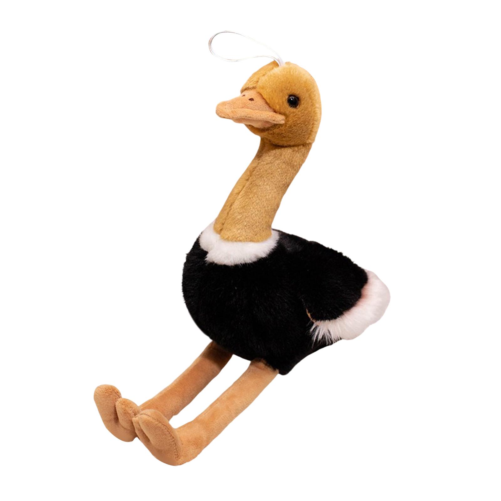 Ostrich Plush Toy Sleeping Cuddly Doll Stuffed Animals for Kids Birthday Gift Sofa Decor