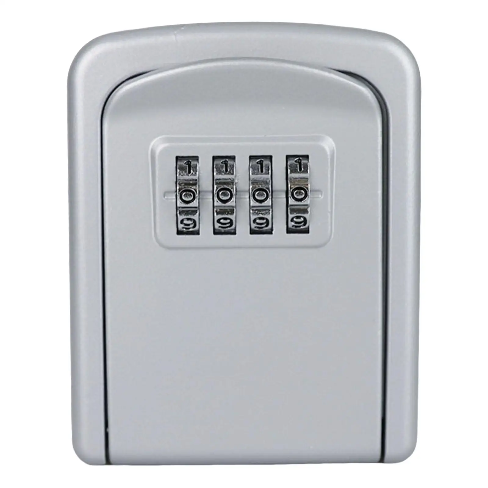 Portable Key Storage Lock Box Password Key Storage Case 4 Digit Combination Lock Mounted for House Garage Store Garden