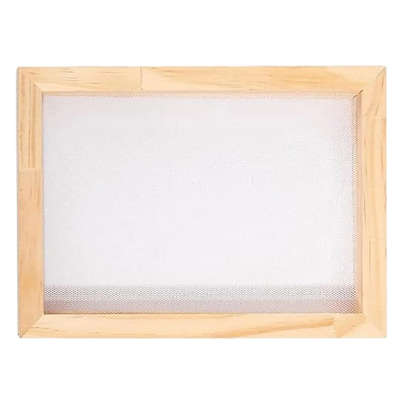 Paper Making Frame Screen Useful DIY Paper Crafts Papermaking Supplies Handmade Early Educational Learning Toy 3 Sizes Frame
