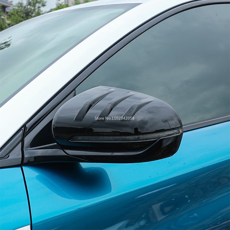 For BYD YUAN PLUS ATTO 3 2022 2023 ABS black Rearview Mirror Cover front rear foglamp door handle bowl Exterior accessories