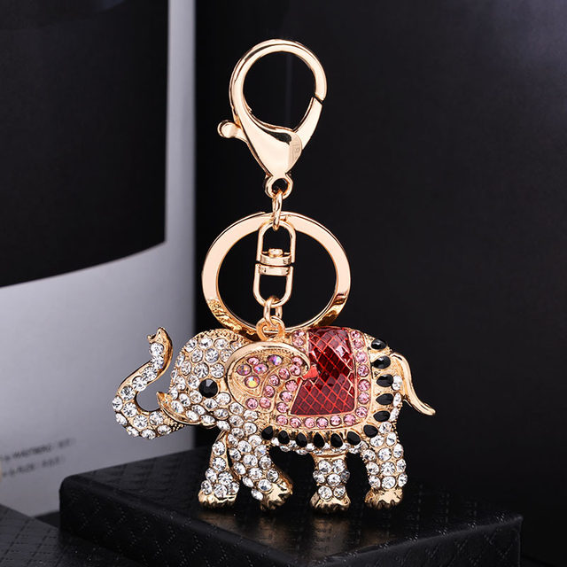 1 Piece Keychain Elephant Head Elephant Deity keychain keyring keychains  for women car key chain - AliExpress