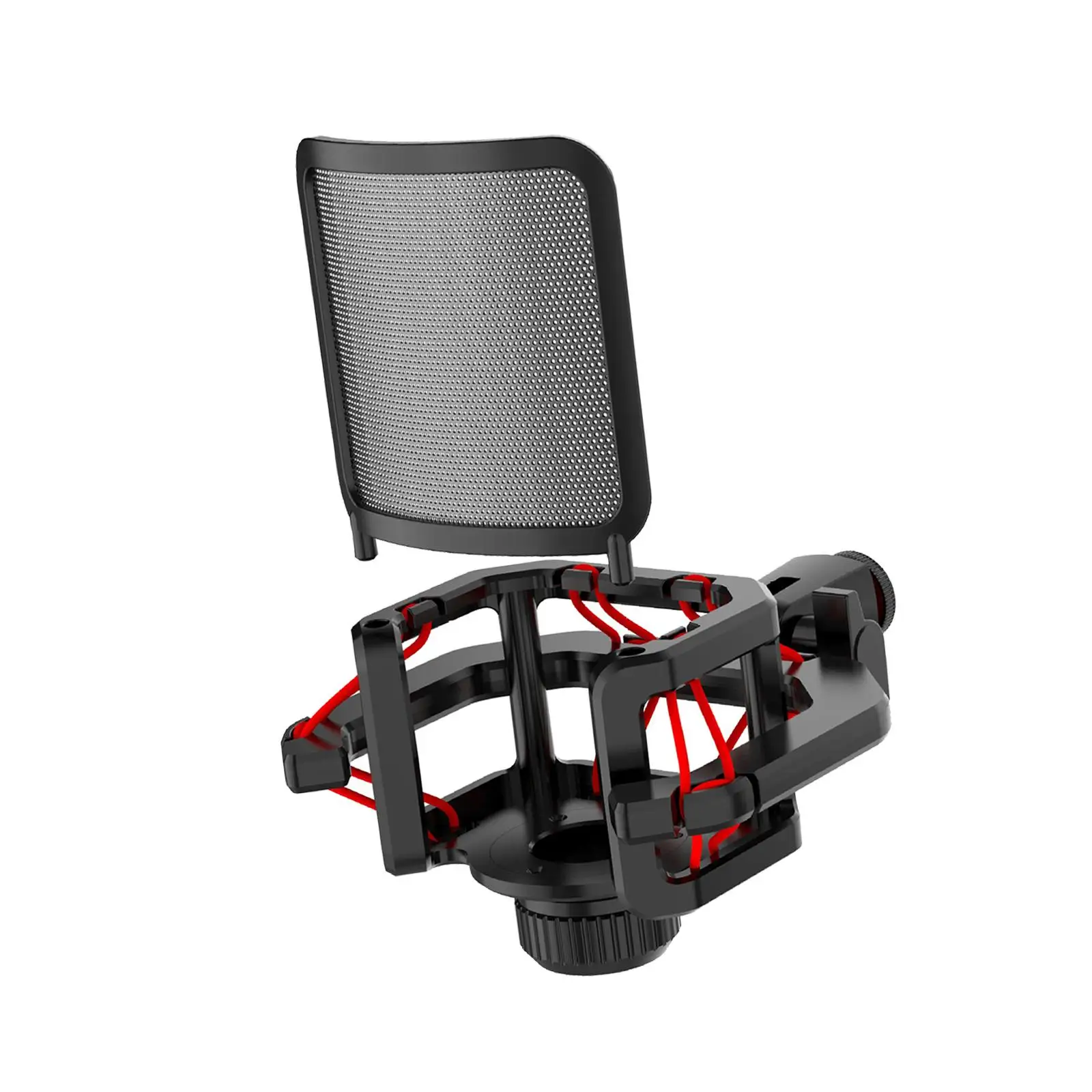 Microphone Shock Mount Adjustable Stand Professional Mic Shock Mount Holder for Condenser Microphone Studio Broadcasting