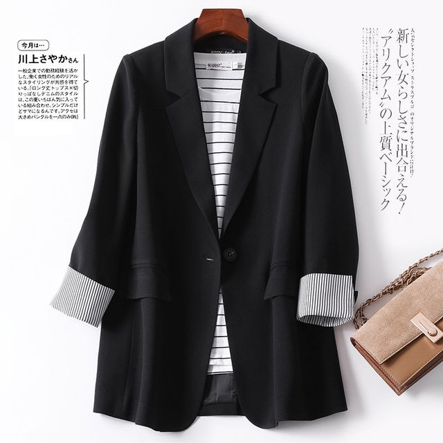 senhoras blazer elegante negócios blazer superior primavera outono escritório coreano casual senhoras jaqueta feminina casual blazer jaqueta novo