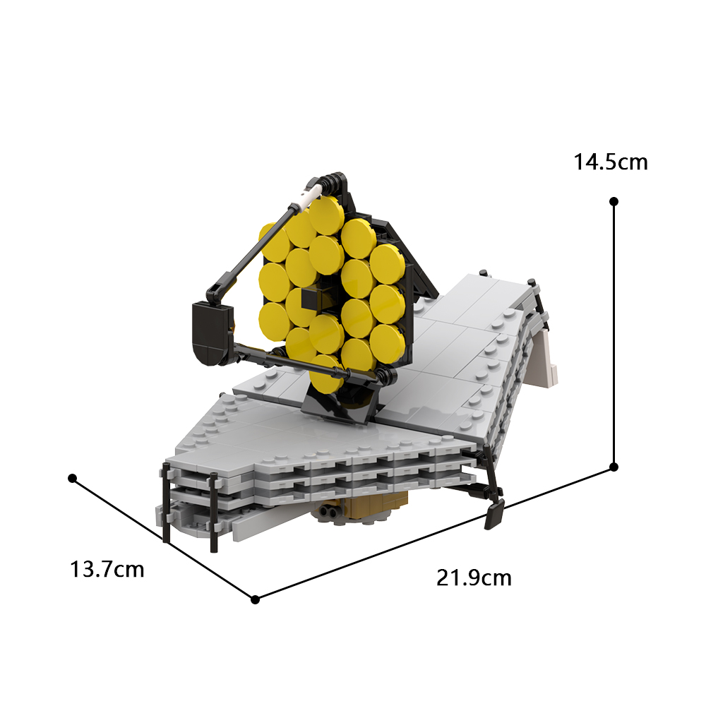 Космический телескоп, строительные блоки Джеймс, Webb, набор, американский  инструмент, космический зонд, кирпичи, игрушки, CKids, подарки | AliExpress