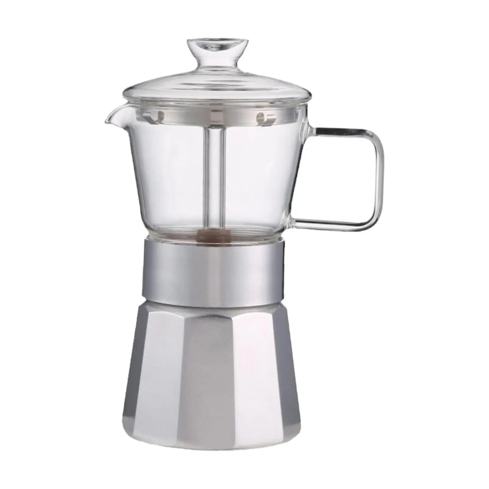 Traditional Italian Coffee Maker Portable Lightweight Makes Delicious Coffee for Camping Outdoor Activities Barista Holiday Gift