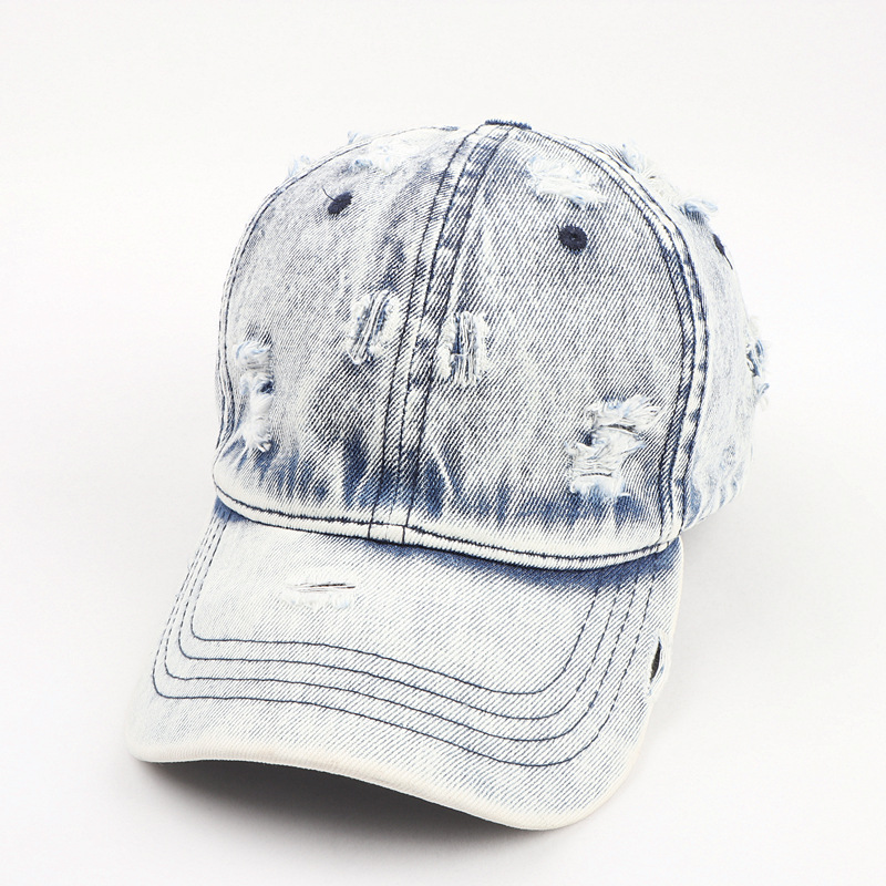 Title 9, Summer Outdoor Sun Shade Washed Denim Hat For M...