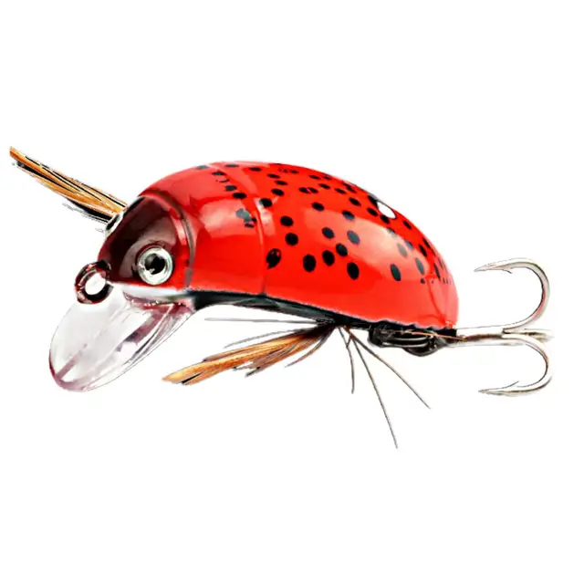 3.8cm/4.1g Fishing Bait 3D Eyes Minnow Fishing Lure Insect/Bug Lure Sea  Beetle Crank Floating Wobblers Carp Fishing для рыбалки - AliExpress