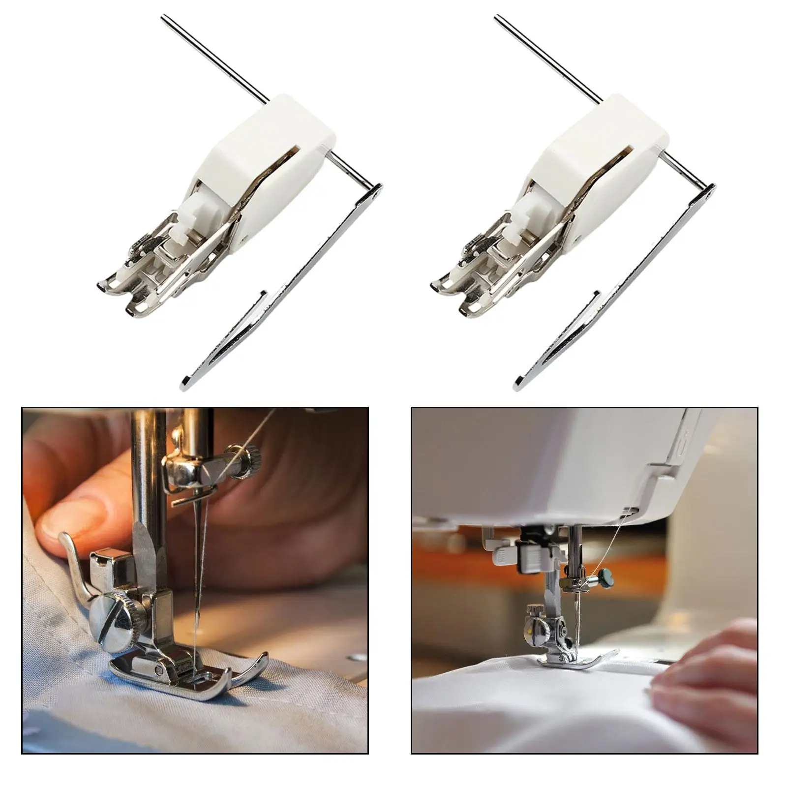 Open Toe Walking Foot Arts Crafts DIY Quilting Lightweight Presser Foot for Thick Fabric Home Stripes Plaids Stitching Beginners
