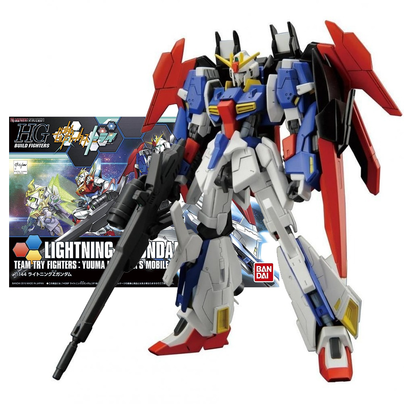 Bandai Genuine Gundam Model Kit Anime Figure Hgbf 1 144 Lightning Z Collection Gunpla Anime Action Figure Toys For Children Aliexpress