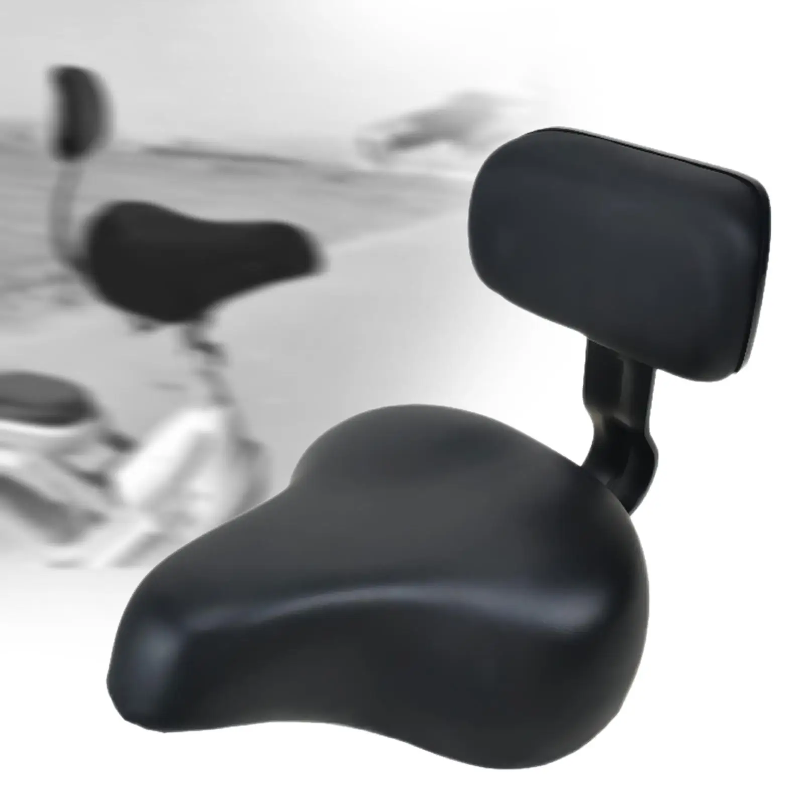 Backrest Saddle Bike Seat PU Cushion Universal Replace Commuter Bike Saddle Tricycle Saddle Bike Saddle