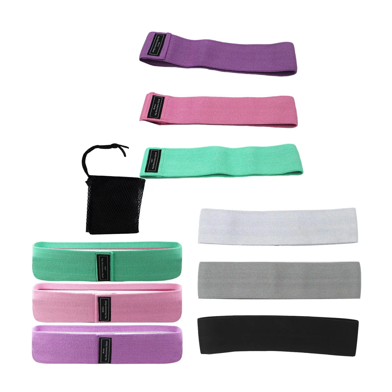 Hip Resistance Band Elastic Yoga Band Booty Band for Women Men Powerlifting
