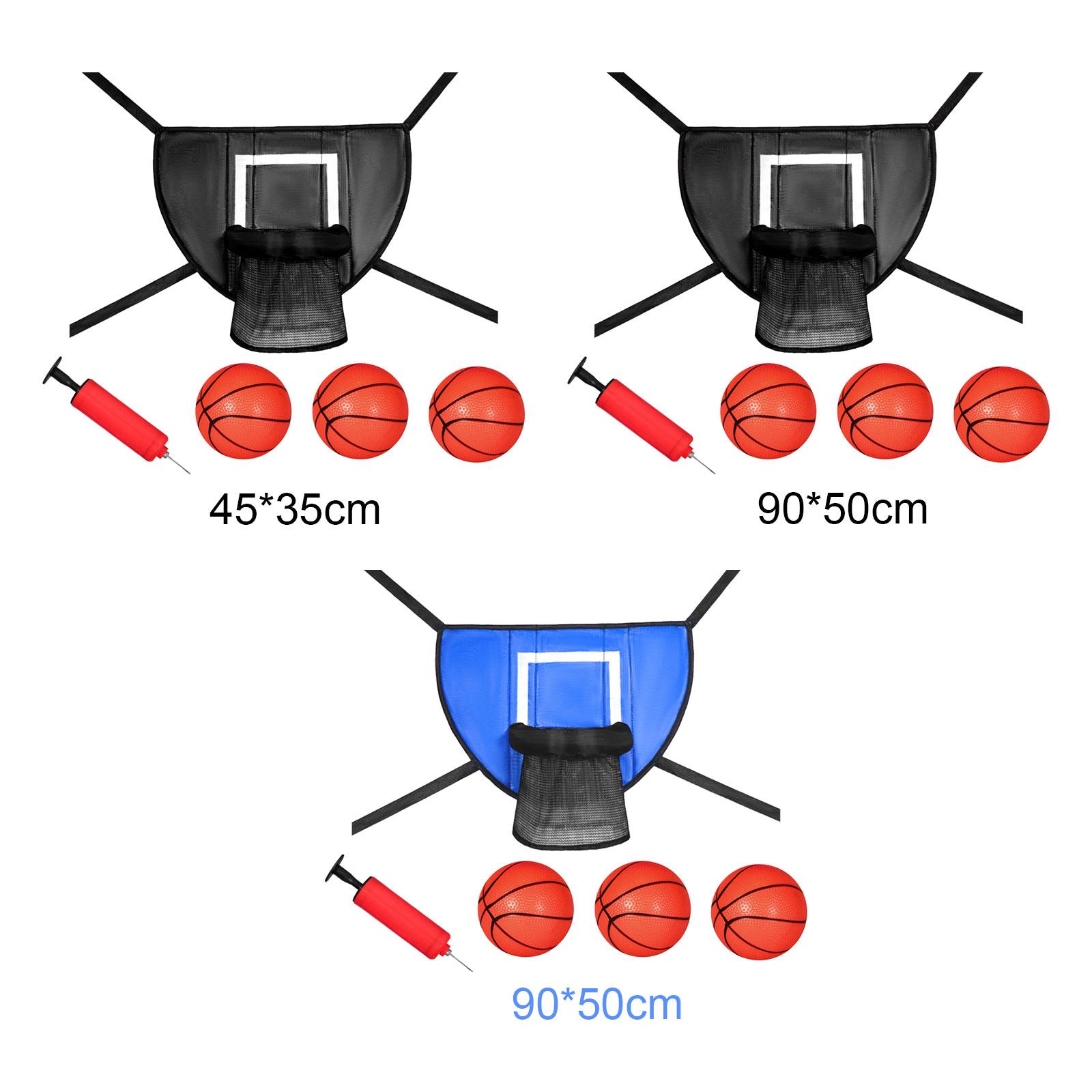 Basketball Hoop for Trampoline Garden Easy to Assemble Lightweight Baseboard