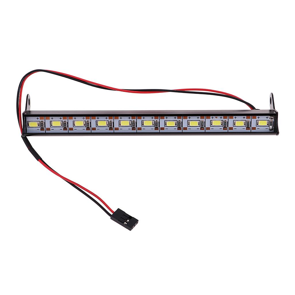 Metal Roof Lamp LED Light Bar for 1/10 RC Rock Crawler RC4WD D90 CC01 Parts