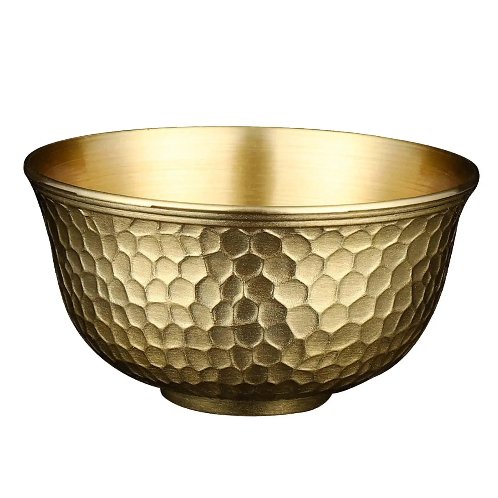 Treasure Bowl Novelty Classic Heavy Duty 2.48`` Diameter Copper Serving Bowl for Salads Mashed Potatoes Snacks Clam Fresh Fruit