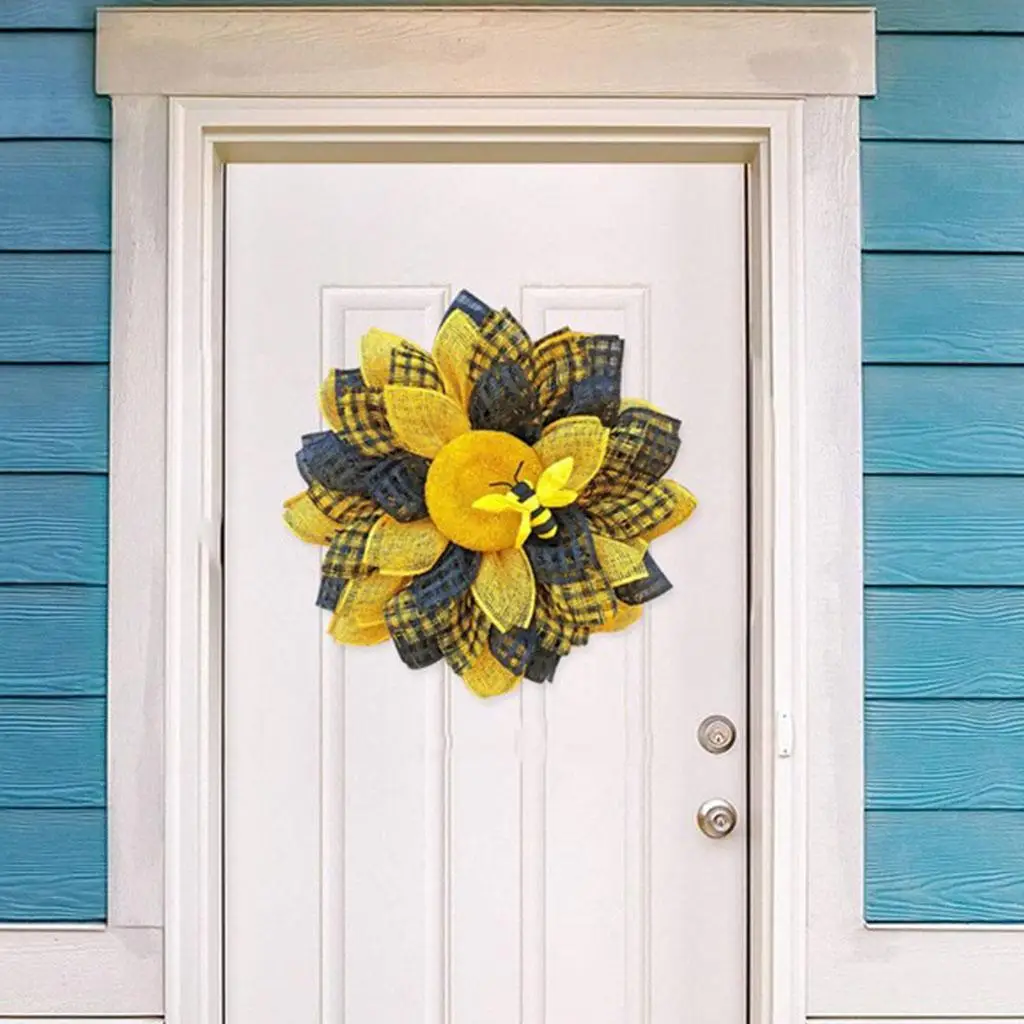 Artificial Wreath Garland Door Farmhouse Wedding Party Decor