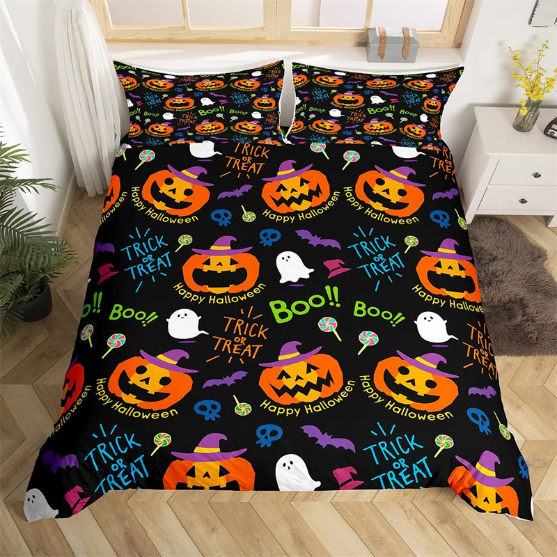 Pumpkin Tree Halloween Bed Set