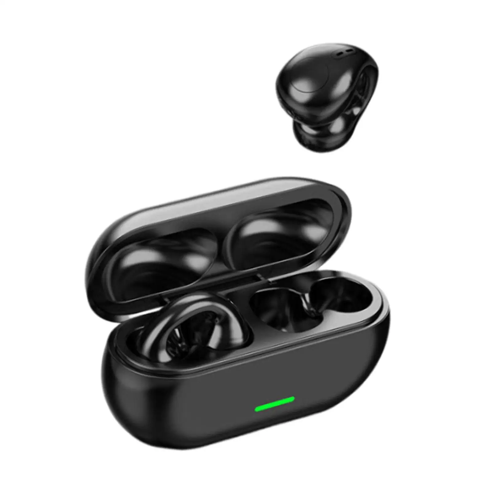 Air Conduction Headphones with Charging Case Hands Free Calling Earpiece Sport Earphones for Games Workout Gym Cycling Office