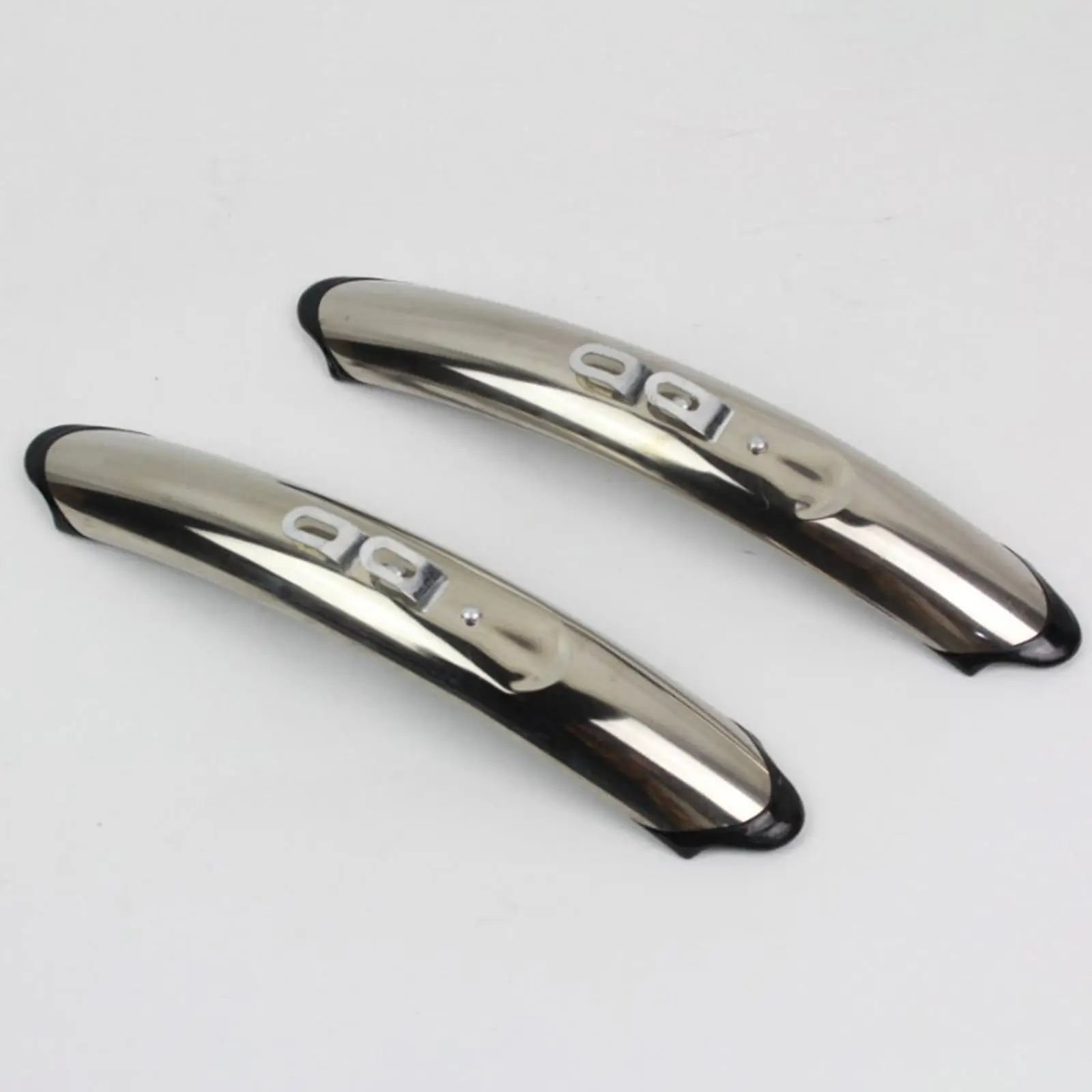 1 Pair Front Rear Mudguards 27in Vintage Adjustable Stainless Steel for Road Bike