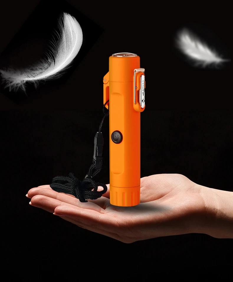 JL320Outdoor Waterproof Emergency Light with Lighting Double Arc Charging Lighter With