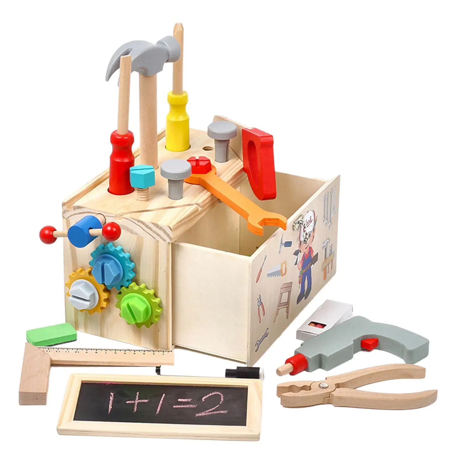 Simulation Disassembly Carpenter Tool Educational Learning for Party Favors