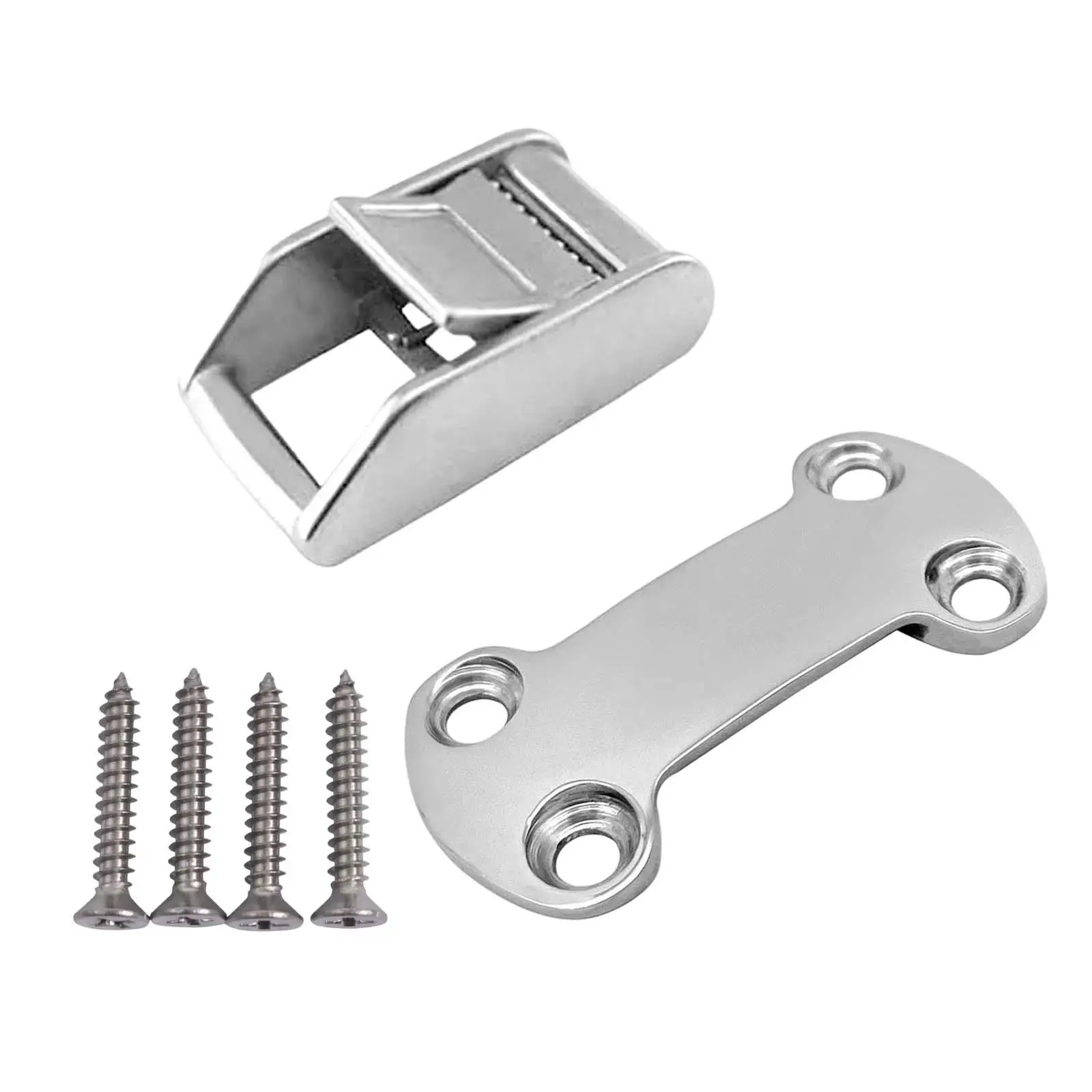 Stainless Steel Ratchet Buckle with Screws Hardware for Canoes Kayaks Travel