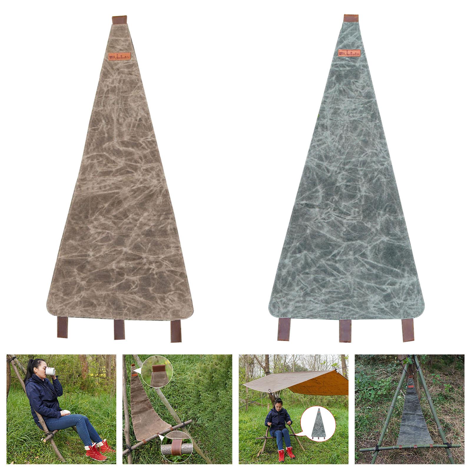 Folding Tripod  Cloth, Portable Stable Camping  Tri-Leg Stool for outdoor Fishing Hiking Mountaineering Gardening