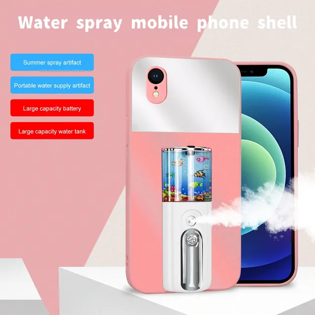 Fake Compatible With Iphone 13 Spray Mirror Compitable With Case 