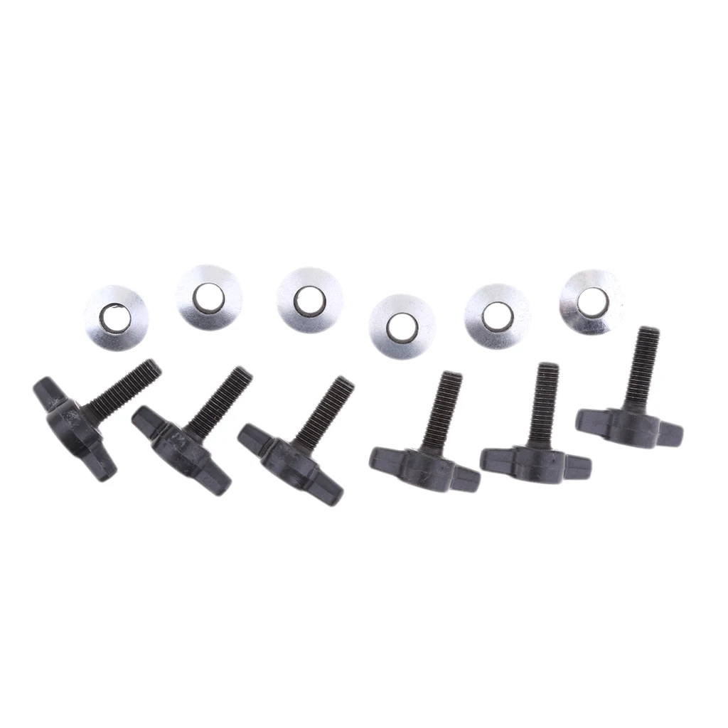 6 Sets Hardtop Thumb Screws+Washers Quick Removal Fastener Kit for   TJ
