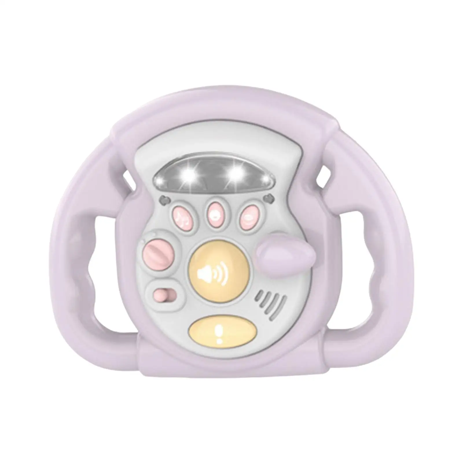Simulation Copilots Steering Wheel Toys with Sound and Light for Toddlers