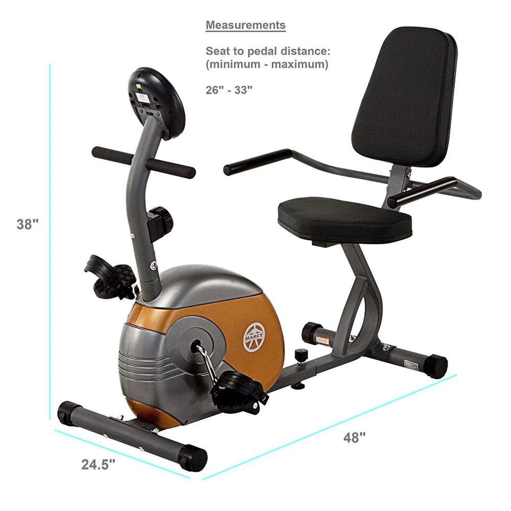 Title 4, 2023 New Marcy Recumbent Exercise Bike: ME-709