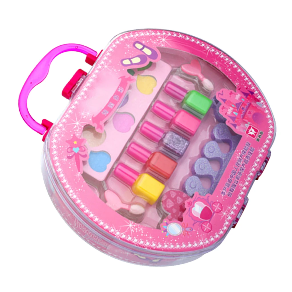 1 Piece Toy Cosmetic Suitcase Make Role Play Set for Kids