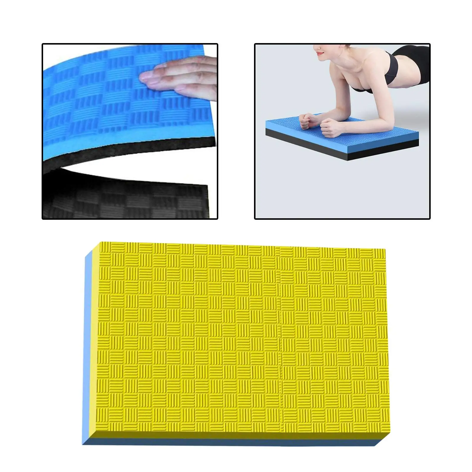 Balance Pads Chair Cushion Nonslip Thick EVA Fitness Yoga Mat Knee Ankle Cushion Exercise for Indoor Work Pilate Kids Meditation