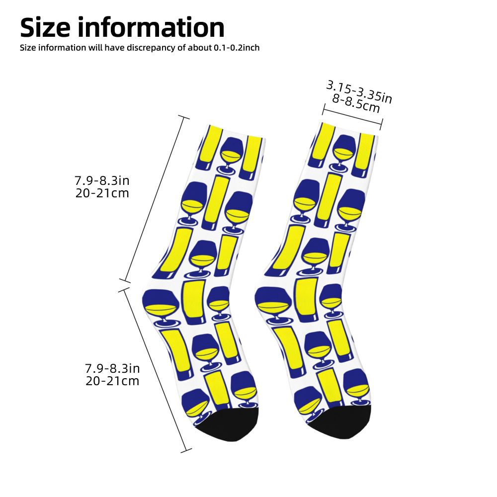 Title 175, Ricards Drink Herren Damen Crew Socken Unisex S...