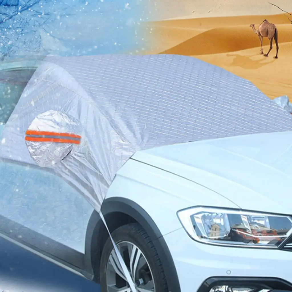 Windshield Snow Cover Ice Removal Wiper Visor Protector All Season Winter Summer  Shade for Cars Trucks Van SUVs