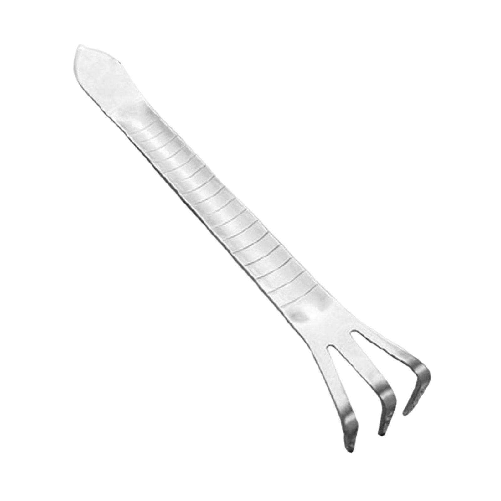 Description Picture 4 of item3 Prong Bonsai Roots Rake Stainless Steel for Transplantation Lawn Bonsai Pot