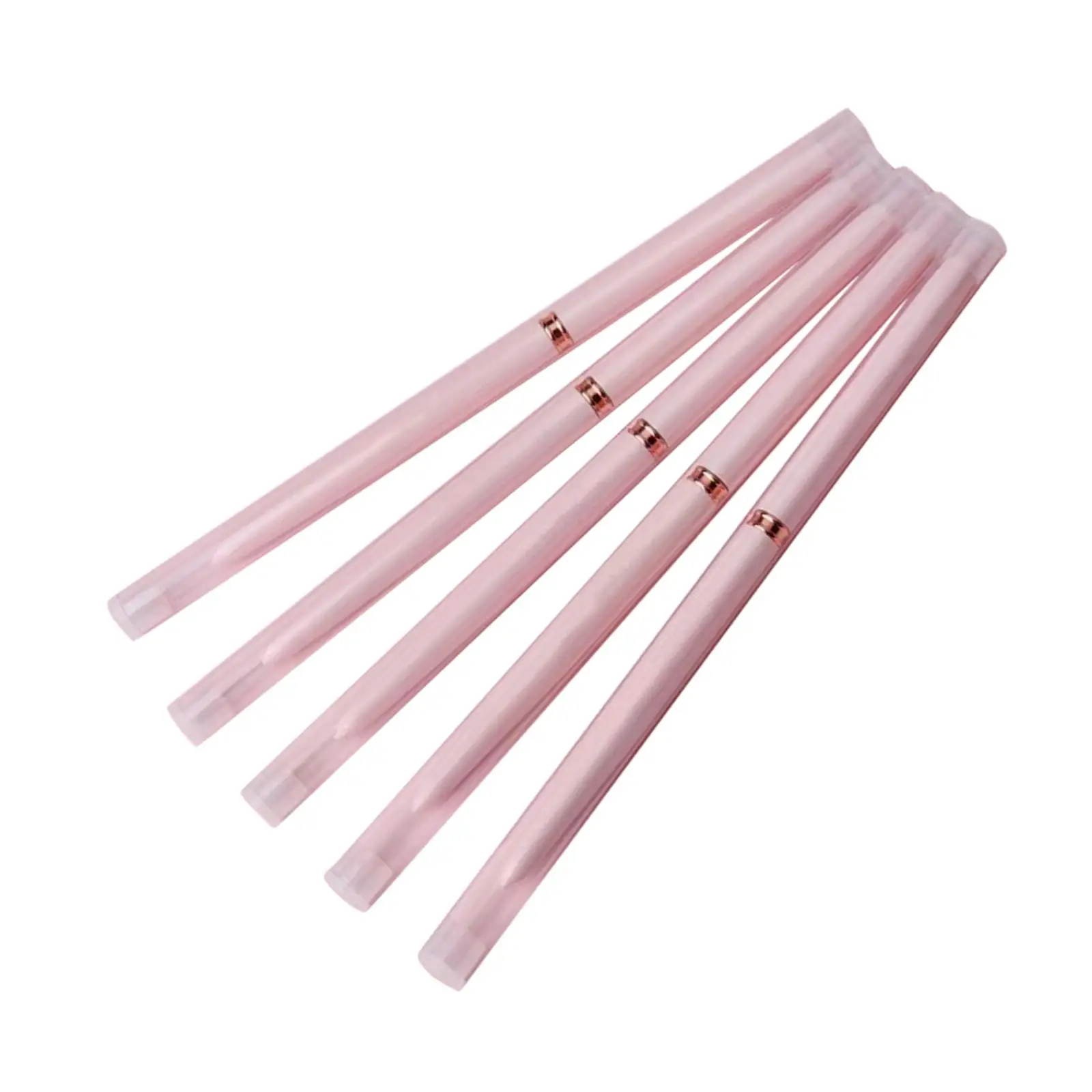 5x Nail Art Brushes Set for Nail Art Fine Designs Pulling Lines Thin Details