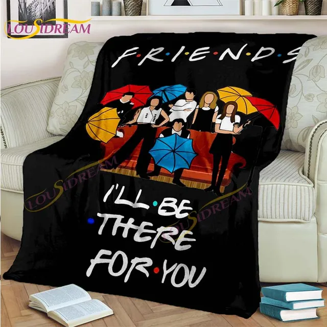 Friends TV Show Blanket Throw Friends Tv Show Merchandise Gifts Flannel  Blanket for Sofa Couch Bed 50x60 